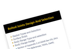 Bolted Joints Design and Selection